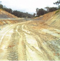 Farm Road - before application of Geocrete
