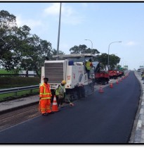 Scrapping of exisitng asphalt pavement
