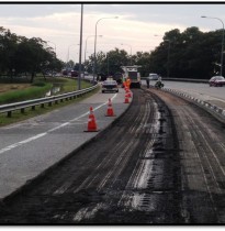 Scrapping of existing asphalt pavement