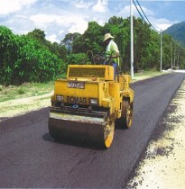 Application of chep seal at Geocrete road pavement surface