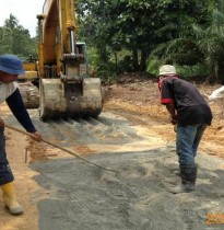 Spreading of ordinary portland cement based on design requirement
