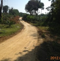 After stabilization of farm road