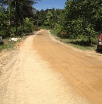 After stabilization of main road